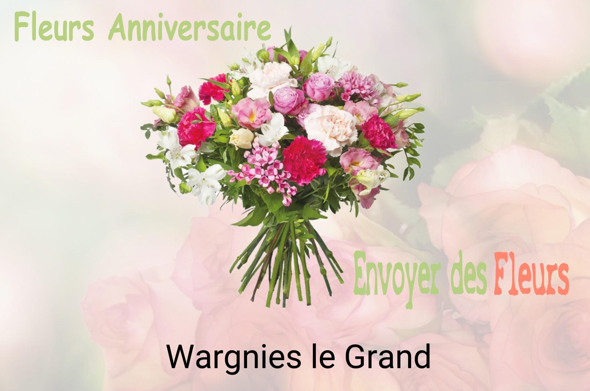Bouquet de fleurs d’anniversaire livré à Wargnies-le-Grand